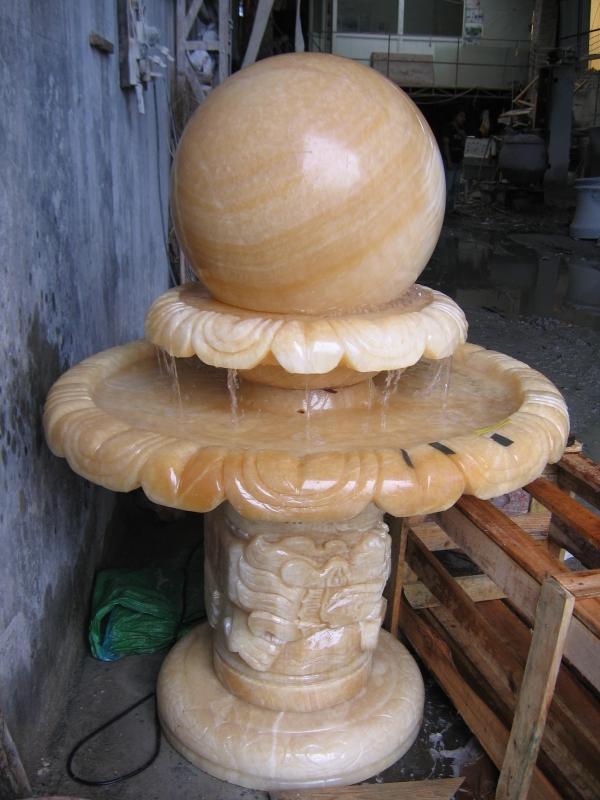 米黃玉風水球